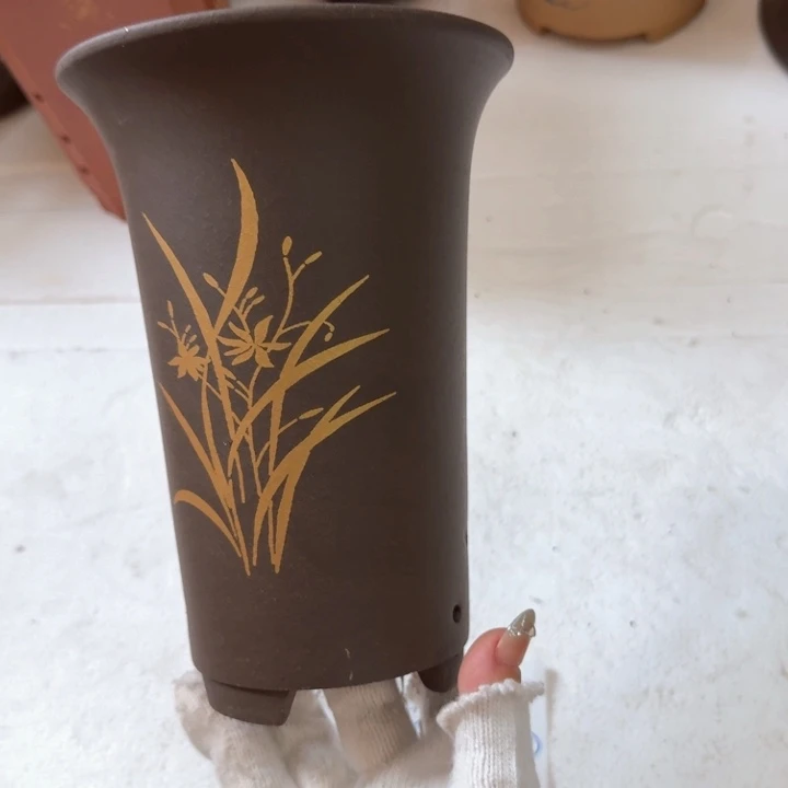 紫砂花盆20:14:10