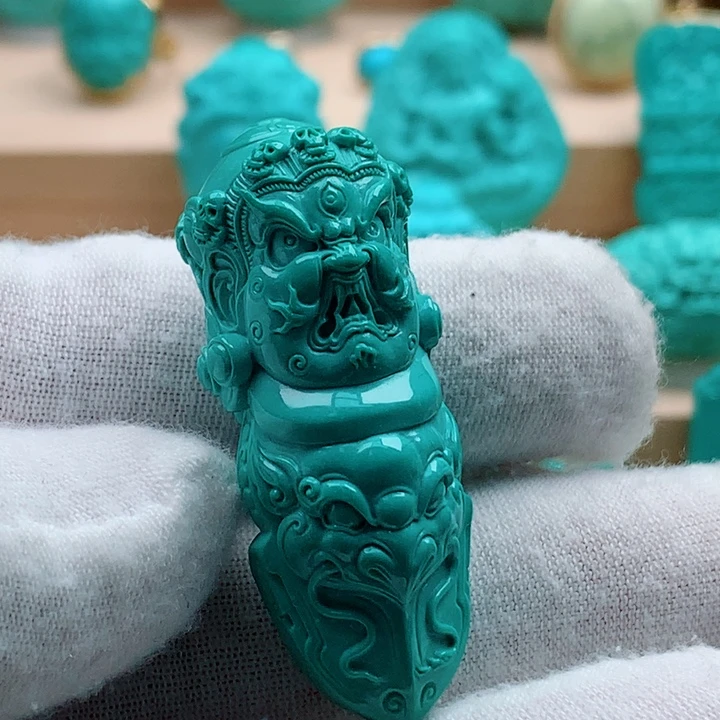 绿松石未镶嵌降魔杵