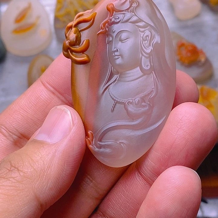 玛瑙/玉髓颈饰未镶嵌老*童