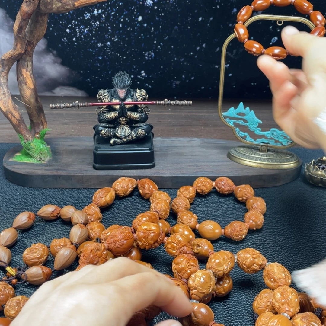 ^***^橄榄核手串无相佛6300c
