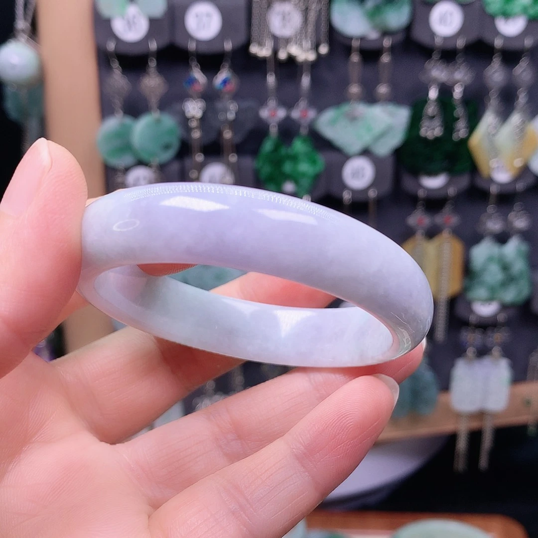 翡翠银S925镶嵌耳饰“****月