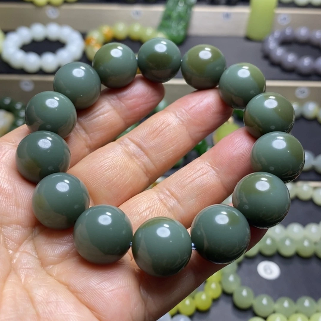 和田玉手串未镶嵌