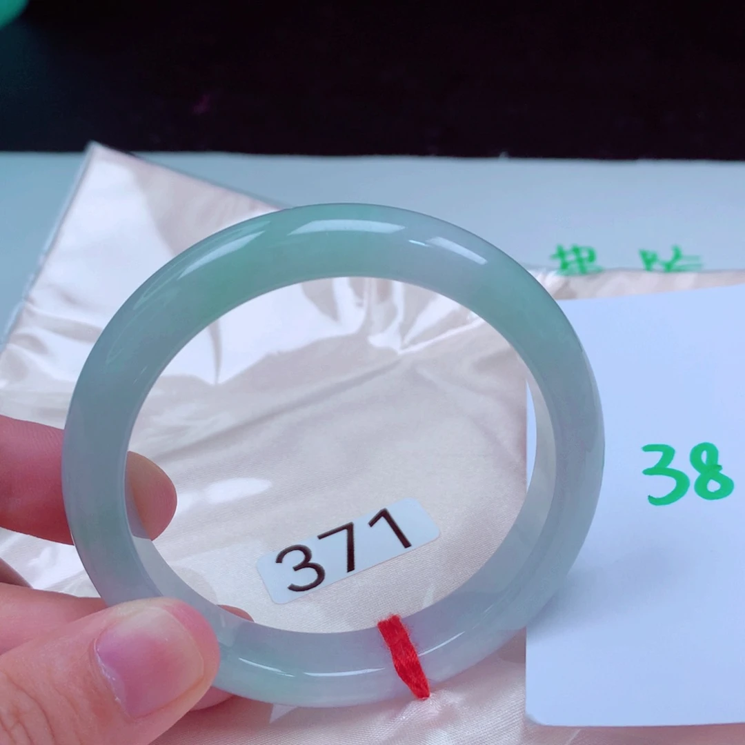 未镶嵌手镯翡翠缅甸天然A货翡翠手镯55.1
