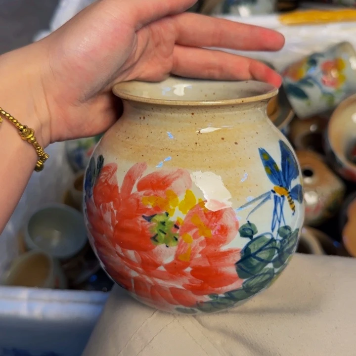 瓷片景德镇陶瓷手工手绘