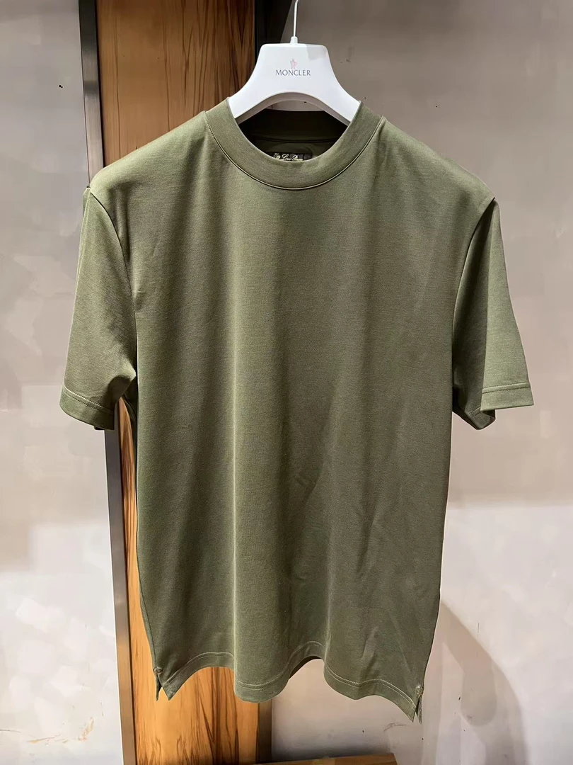 未使用 Loro Piana/诺悠翩雅 LP 短袖修身通用T恤春夏男装休闲