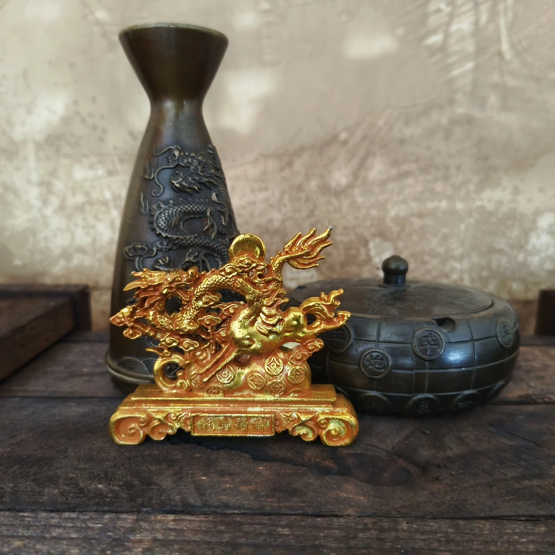 家居饰品现代工艺品BJ04精美摆件当代复古摆件龙马精神创意摆件