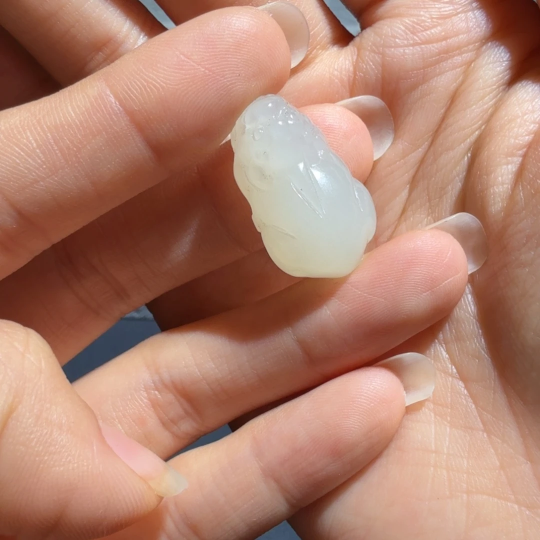 和田玉未镶嵌吊坠(不含链)