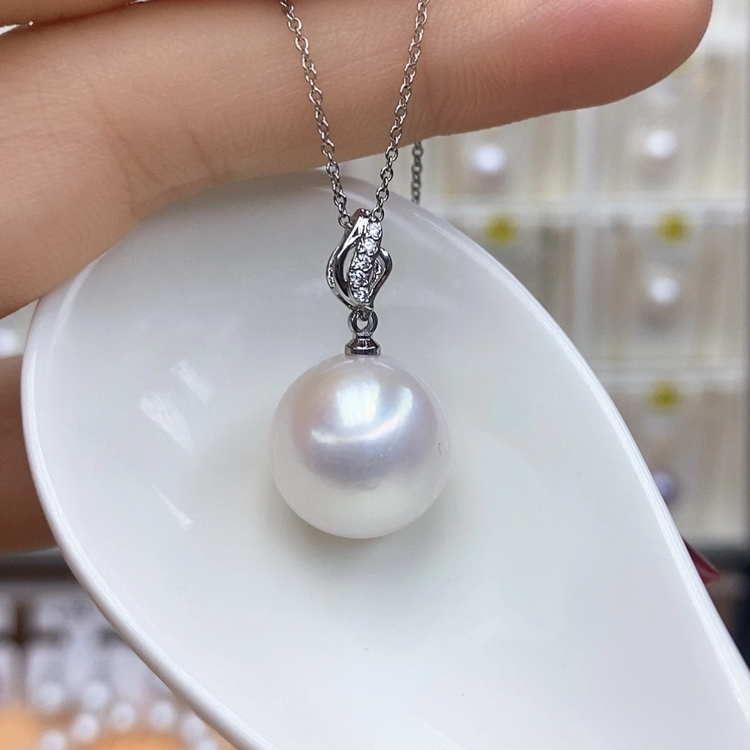 颈饰合金淡水珍珠
