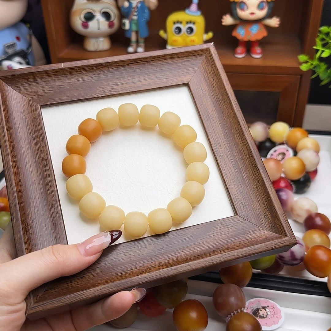 吊坠菩提根/象牙果卡15干磨桶珠微微瑕