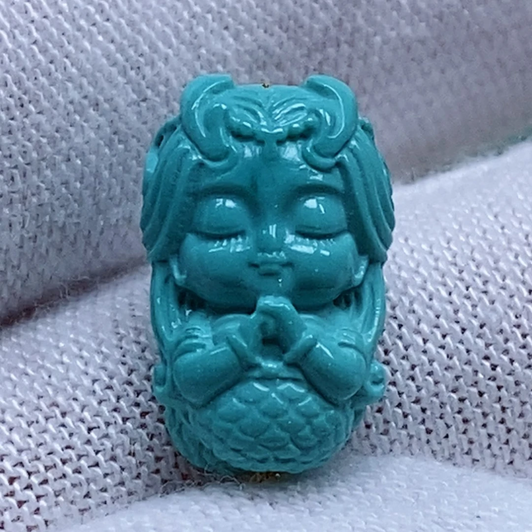 未镶嵌绿松石珠宝奇石