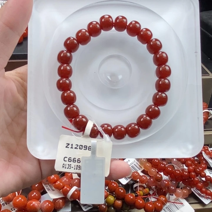 玛瑙/玉髓合金手链9m