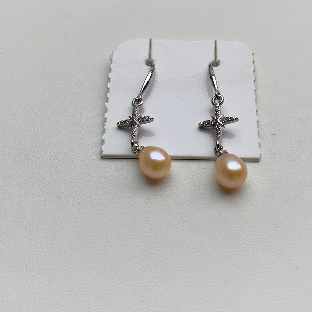 耳饰未镶嵌淡水珍珠