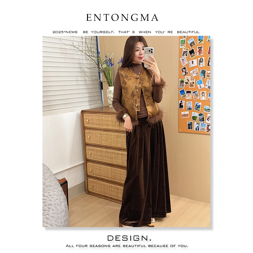 ENMA重工国风女装休闲提花