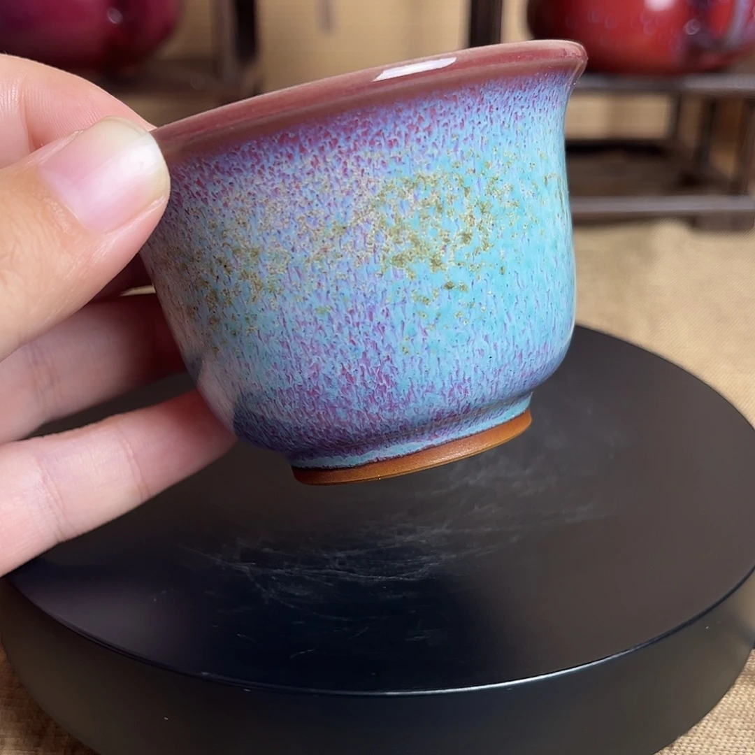杯子神垕原产地钧瓷茶杯