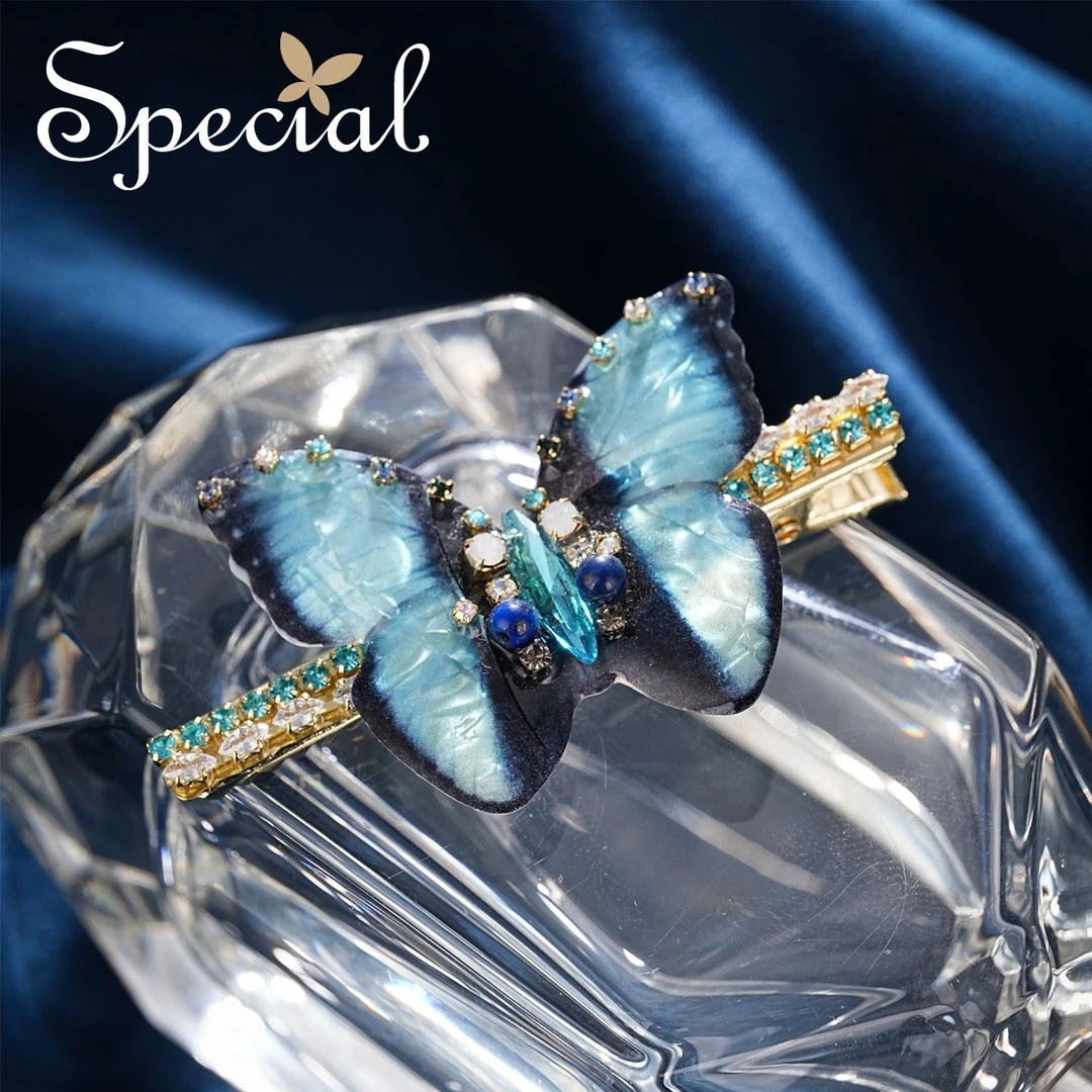 special【宠爱专属】【预售7/23】时尚优雅蝴蝶发夹发饰 幻羽蝶影