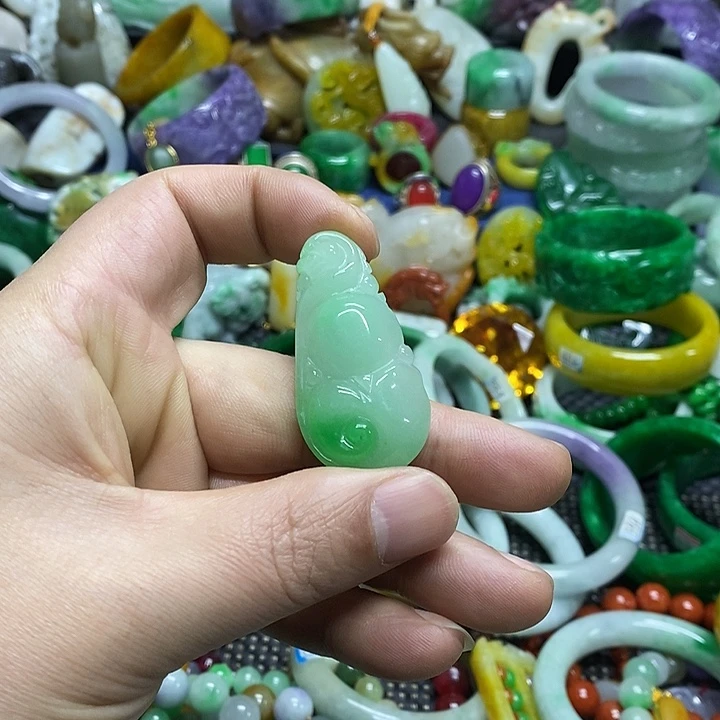 颈饰未镶嵌翡翠缅甸翡翠缅甸翡翠