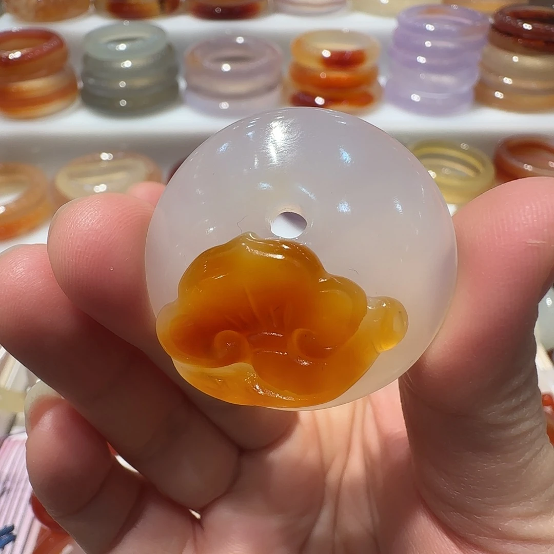 曲***∪玛瑙/玉髓未镶嵌手链