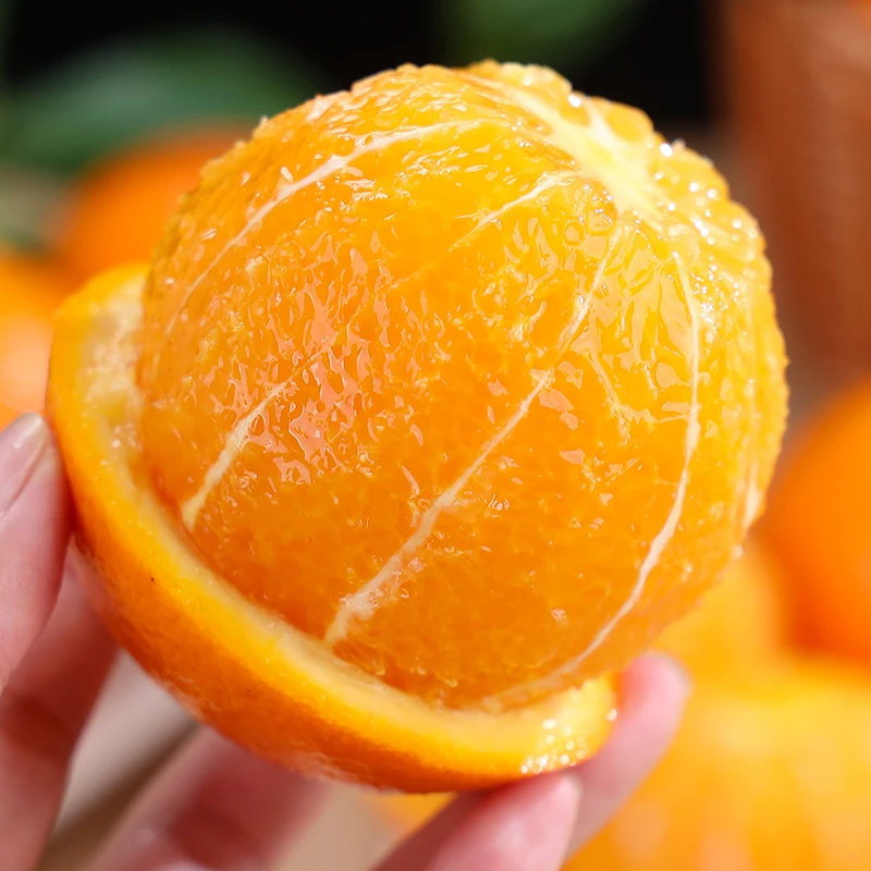 【自然搭档】湖北宜昌秭归春橙伦晚脐橙4.5斤装新鲜当季水果橙子tz