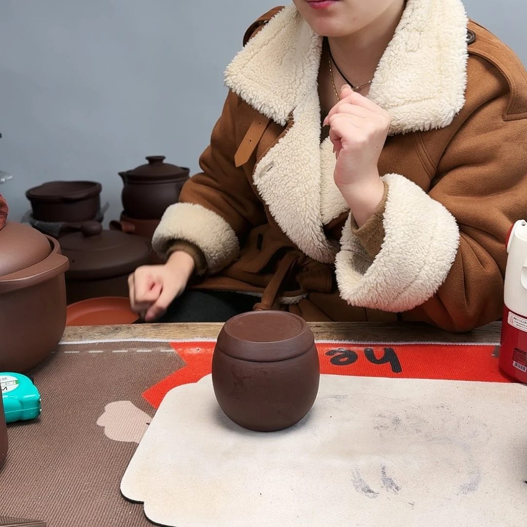 紫砂炖盅300c正品无暇