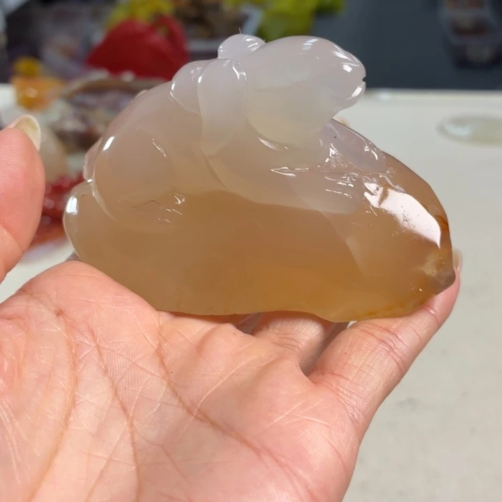 玛瑙/玉髓未镶嵌吊坠(不含链)