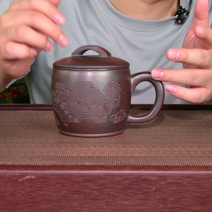 茶杯紫砂高货放漏