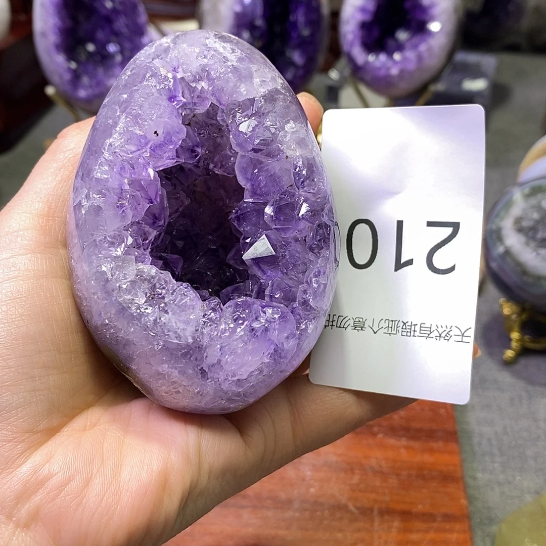 紫晶珠宝半成品未镶嵌