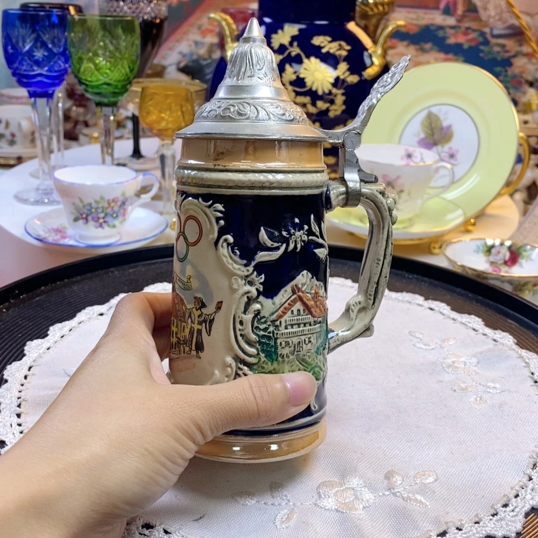 瓷片瓷器欧瓷咖啡杯水晶杯