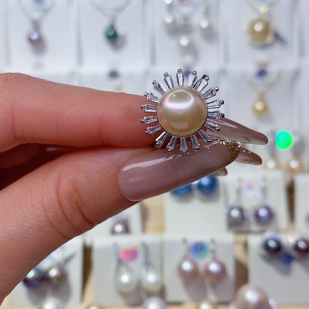 未镶嵌淡水珍珠戒指