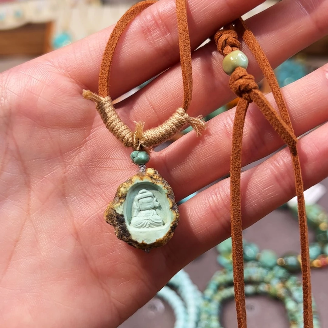 【闪购商品】未镶嵌绿松石颈饰大*子