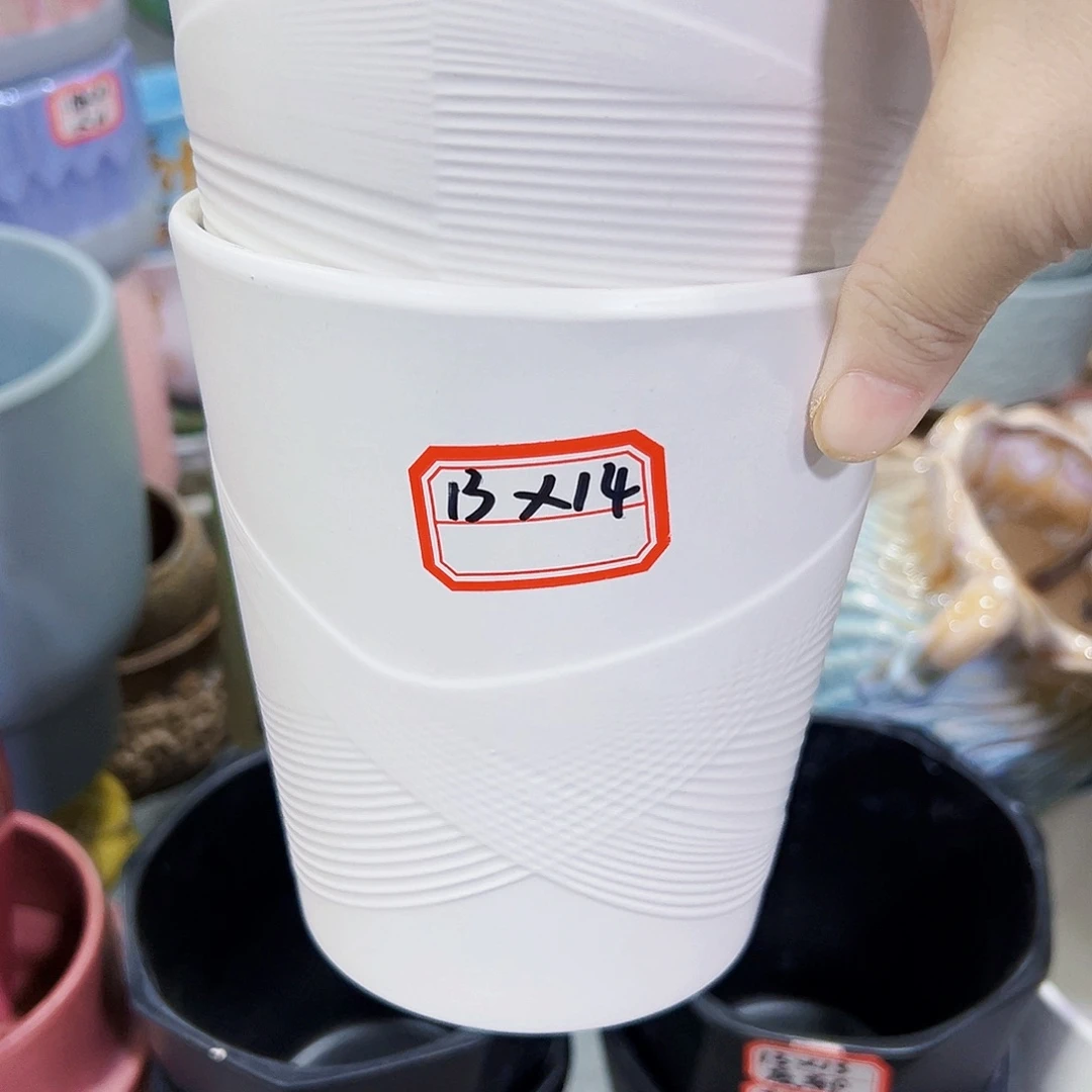 外贸尾单陶瓷花盆凑单10米包邮