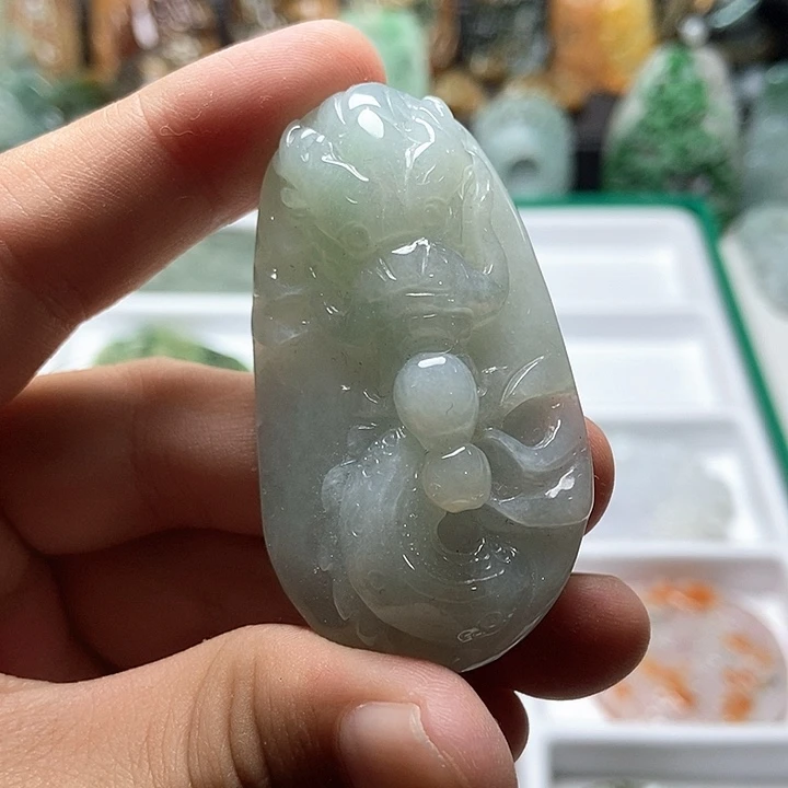 颈饰未镶嵌翡翠翡翠a货