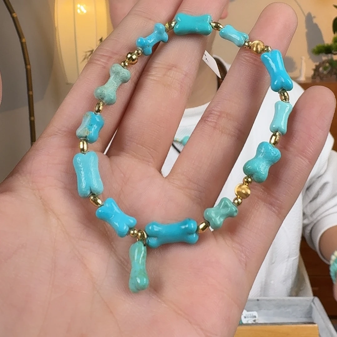 绿松石未镶嵌挂件