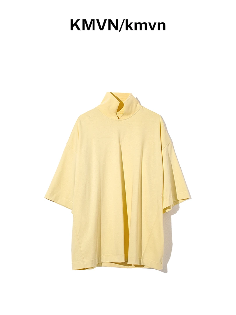 kmvn/kmvn【夏冉】2025夏季新款潮流时尚原创设计休闲polo领短袖T恤