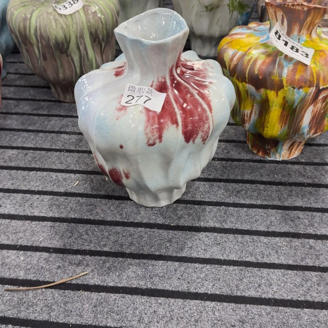 小***见摆件花瓶默认无孔编码微瑕277