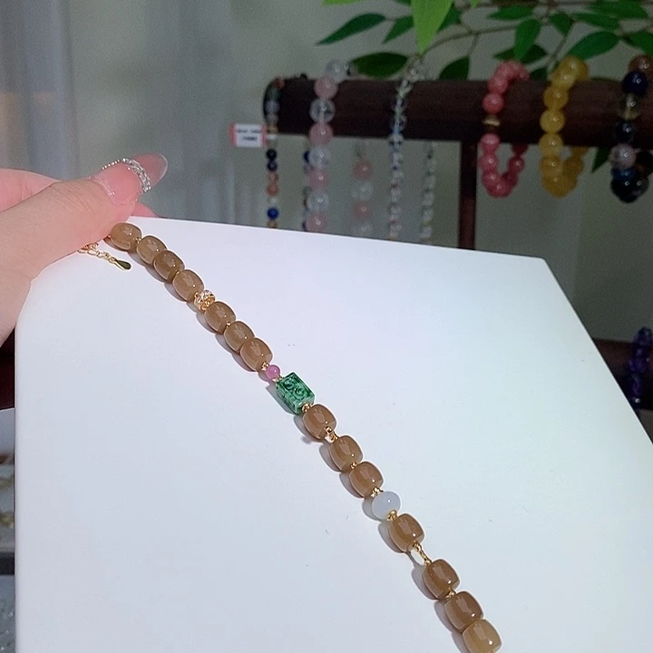 未镶嵌手链和田玉（糖玉）和田玉