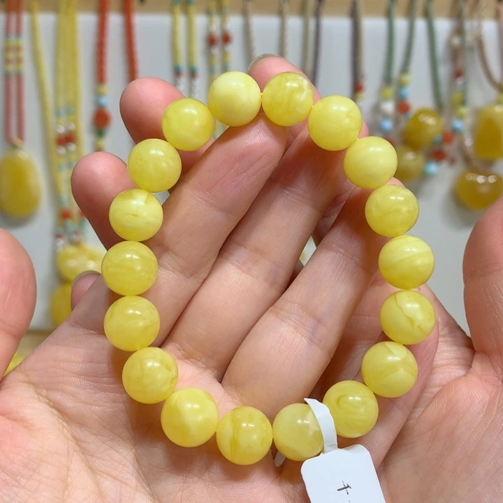 蜜蜡手链未镶嵌11m m