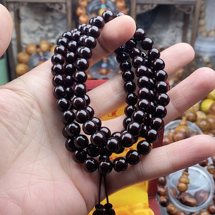 檀香紫檀（小叶紫檀）手串/手链法*麦0.8长串