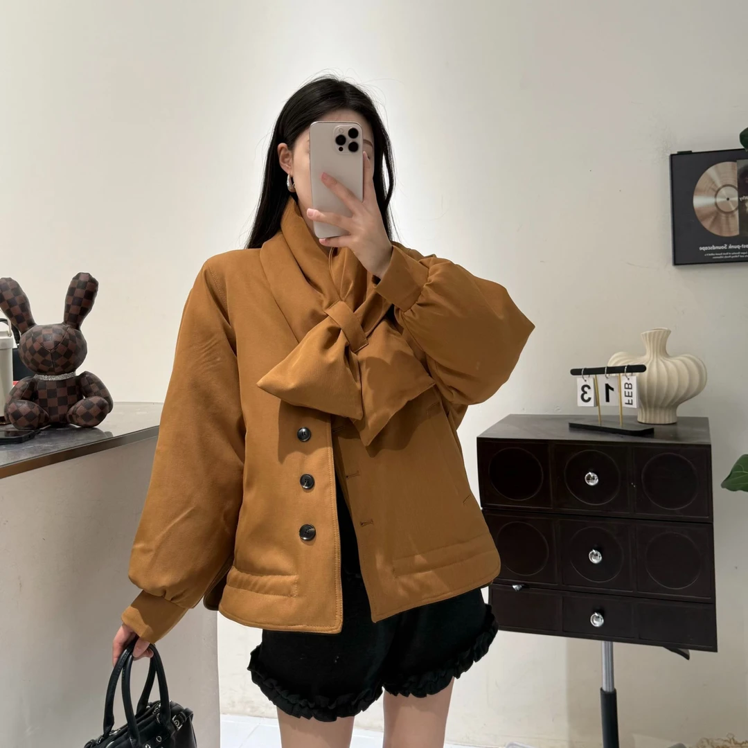 韩版chic高级感洋气百搭气质棉服网红短款时尚休闲复古小众设计感