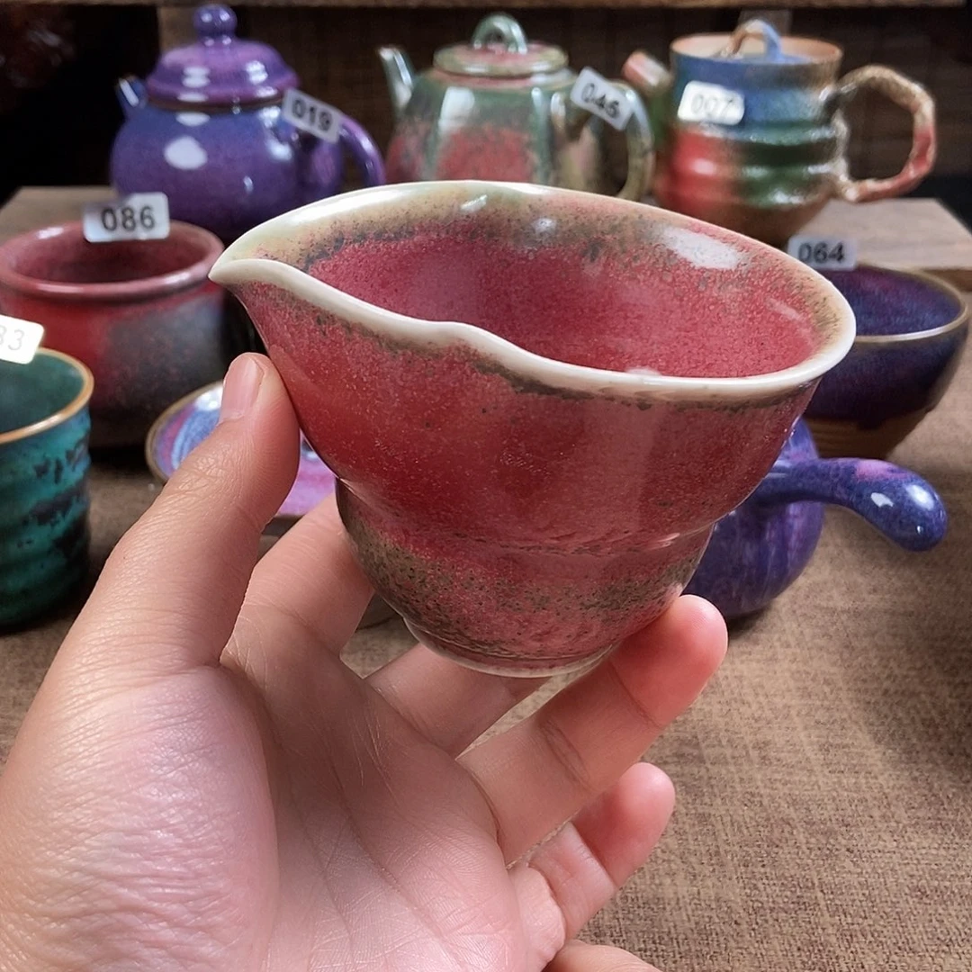 我***O瓷片钧瓷茶壶茶具