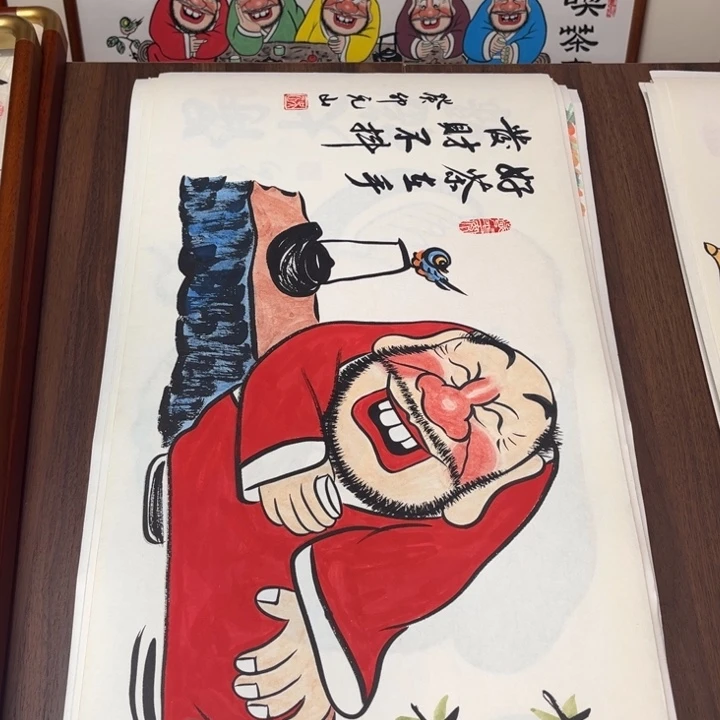 国画纯手绘禅意画国画