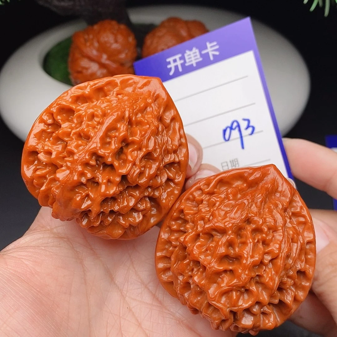 文玩核桃把件49官帽093