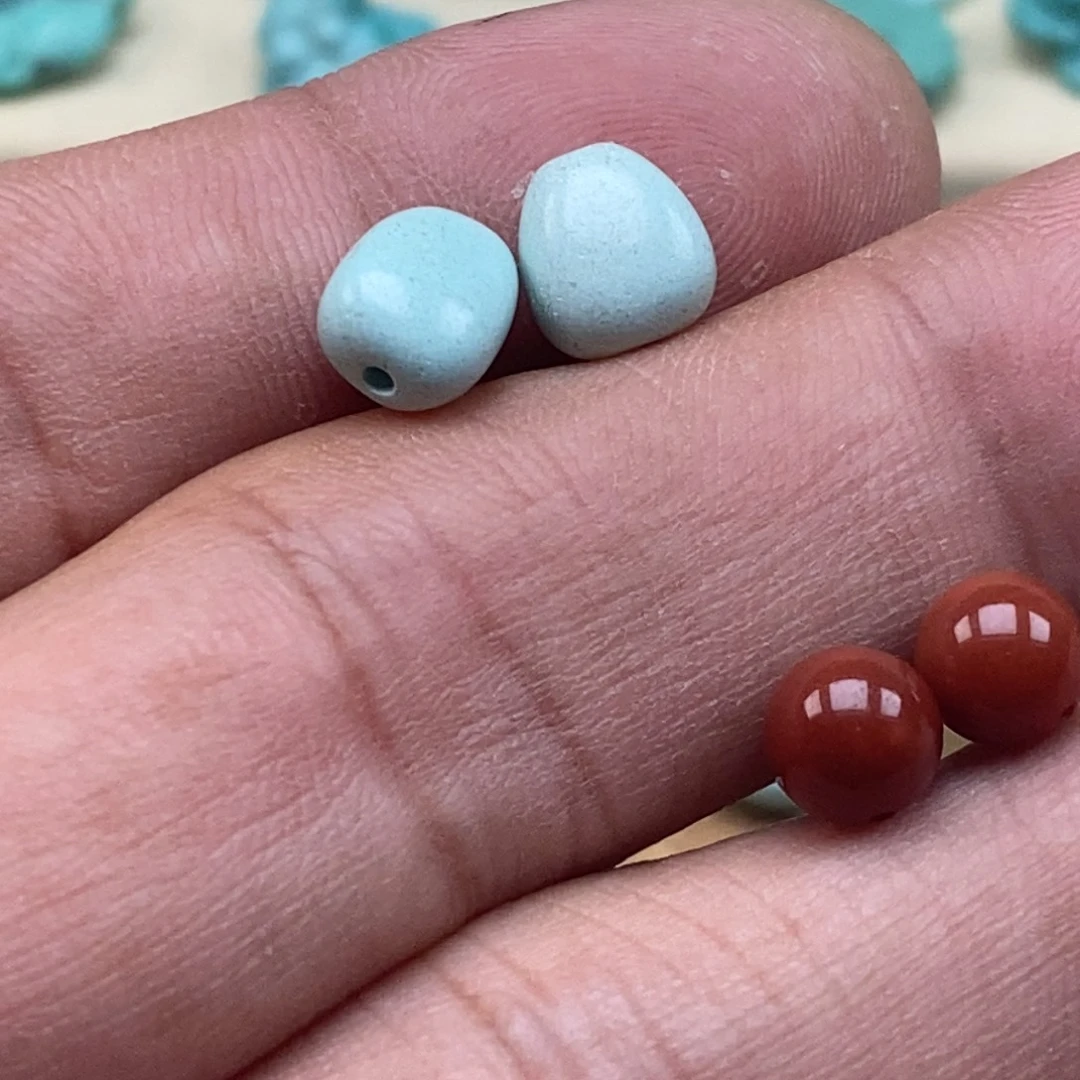 未镶嵌南红玛瑙珠宝半成品