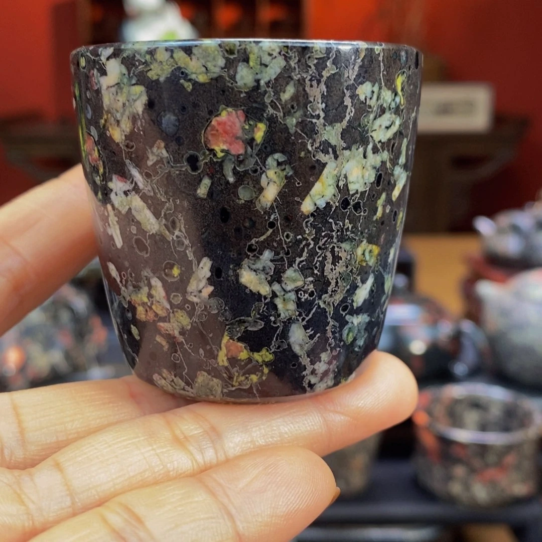 梅花玉精美梅花直饮杯