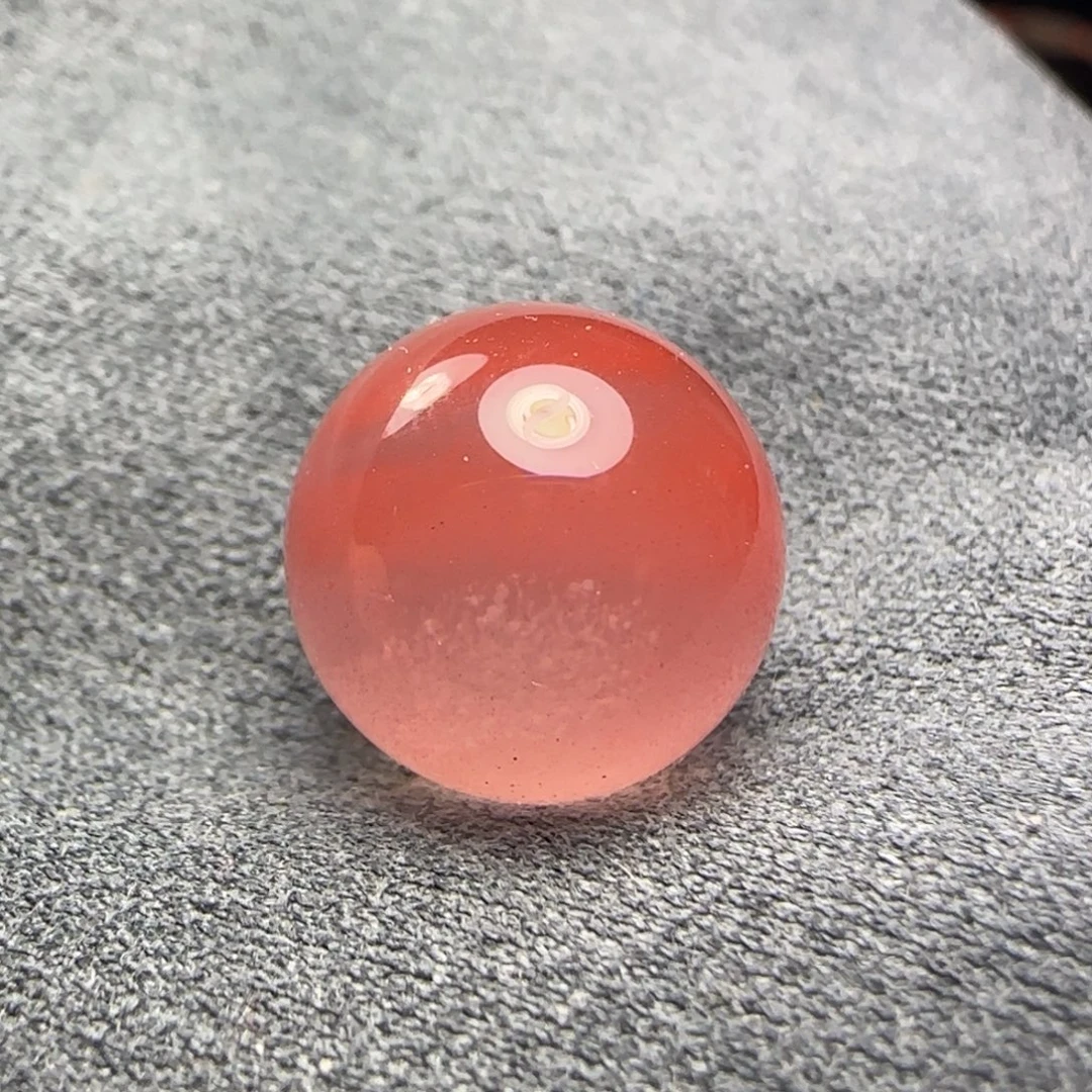 南红玛瑙未镶嵌冰粉单珠12.2