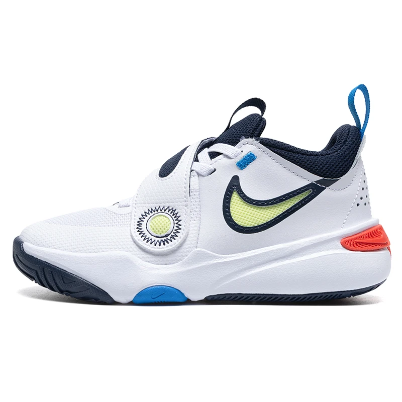 Nike耐克正品男童女童夏季新款缓震小码篮球鞋魔术贴训练运动鞋