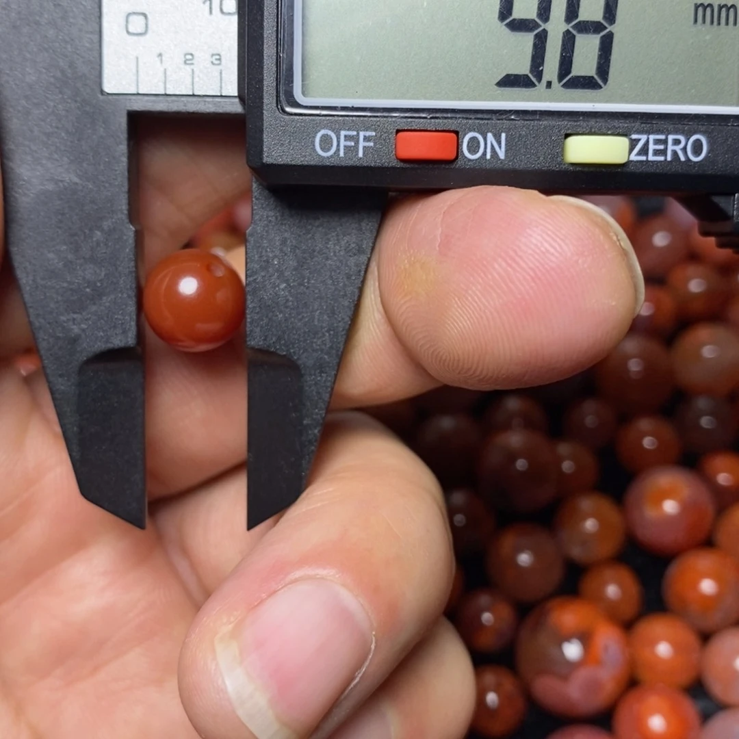 未镶嵌209号圆珠一个南红玛瑙