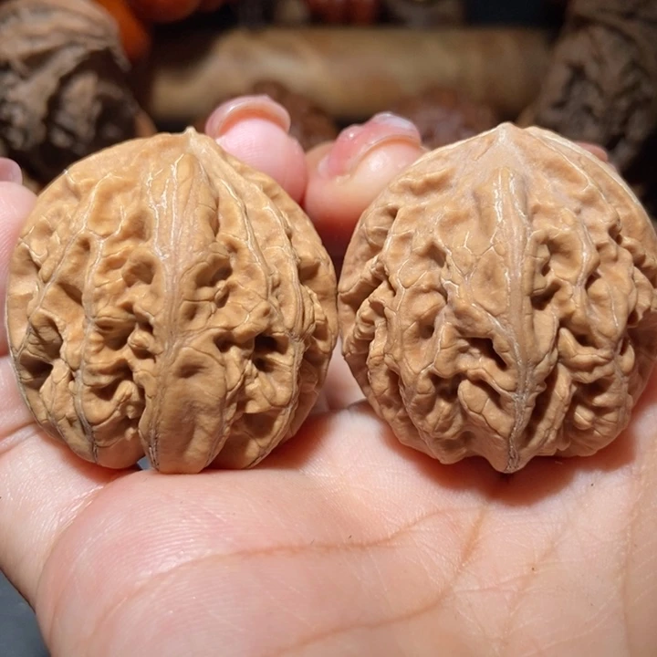 把件文玩核桃东北楸子小雪239