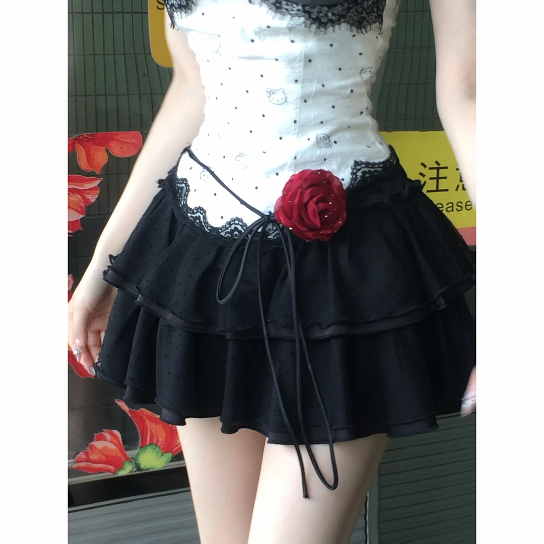 瑞茜·威瑟斯 魅惑Kitt*夏季纯欲风显瘦修身设计感蓬蓬裙R9138D