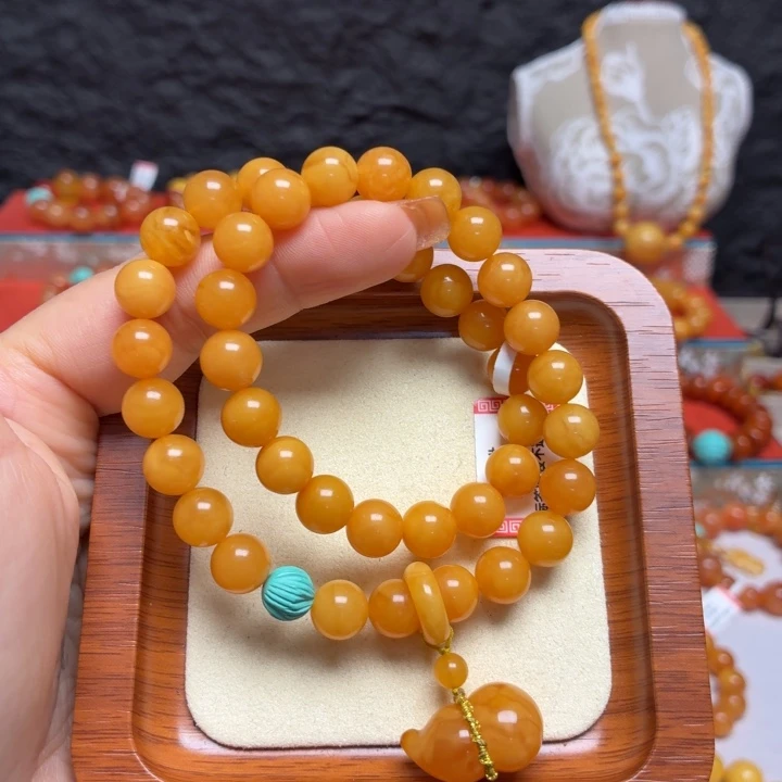 蜜蜡未镶嵌手链手串