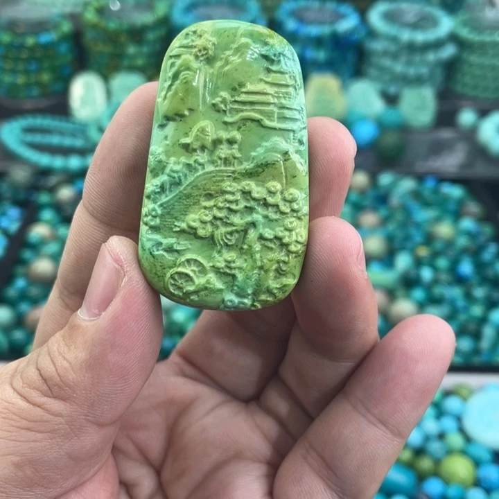 菱锰矿未镶嵌珠宝半成品